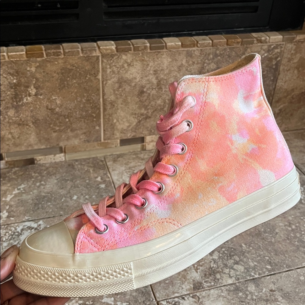 Converse Chuck 70 Pastel Tie-Dye High Tops - Picture 6 of 7